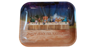 Dreh Tablett Rolling Tray groß ca. 34 x 28 x 2,5cm